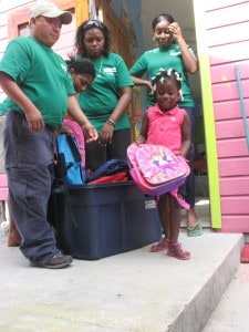 Pack for a purpose donation for school supplies Hopkin's Village school Belize Hamanas donations