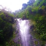 waterfall repelling Belize