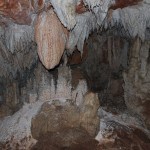 Geologic formations in St Herman's Cave