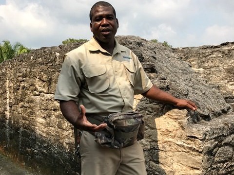 Hamanasi Guide Hartfield on Magical Mayan History Tour