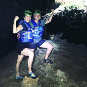 Cave Tubing Girls