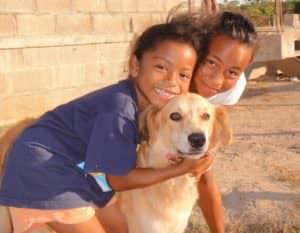 two-girls-and-dog